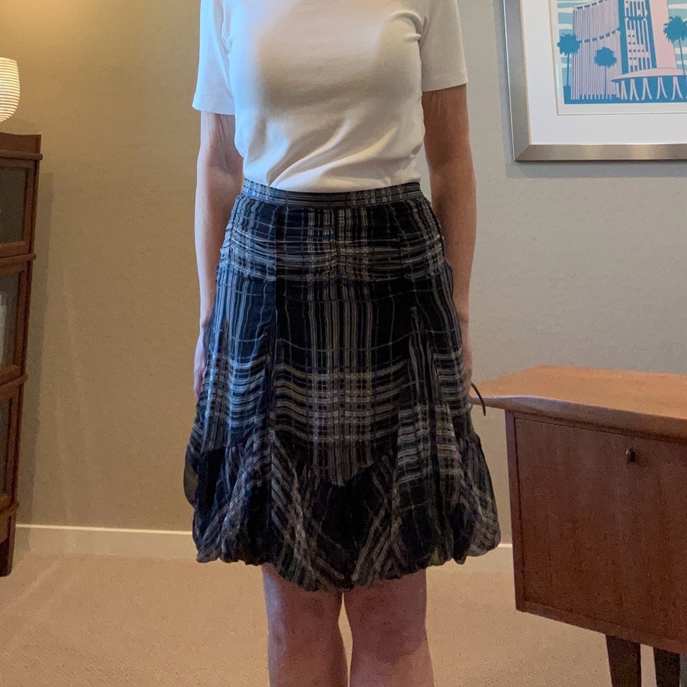 Studio M Silk Bubble Skirt, size XL